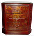 Tibetan Leather Solid Wood Cabinet 1