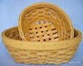 S/2 wooden Basket