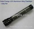 Solar Energy LED Aluminium Alloy Flashlight 1