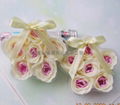 flower soap in star-shape PVC box