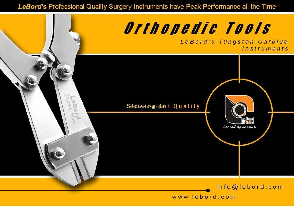 Surgical Orthopedic TC GOLD Pin Cutter