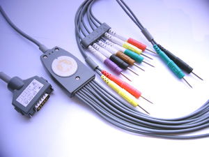 Fukuda one-piece EKG cable