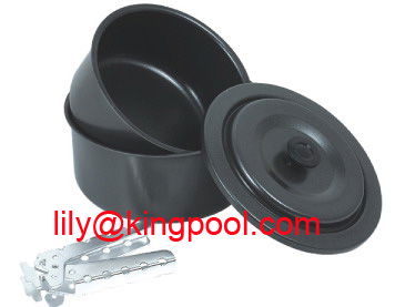 Camping cookware: Alloy Aluminum Hard anodized aluminum