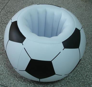 Inflatable soccer cooler