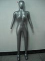 Inflatable fullsize female with head & arms 1