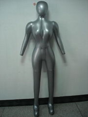 Inflatable fullsize female with head & arms