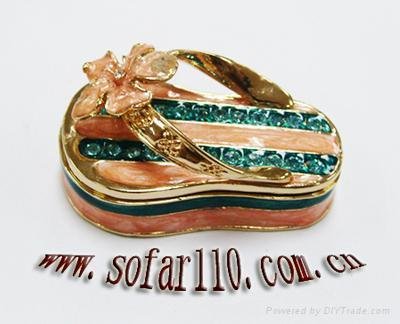 shoes jewelery box,trinket box,craft,gift 5