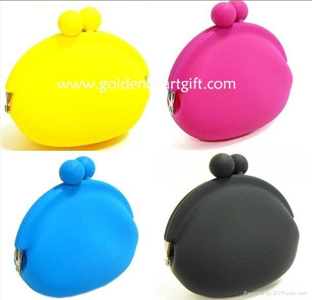 2011 hot sell silicone coin pruse,silicone purse 4
