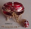 Faber egg jewelery box,trinket box,craft,gift 4
