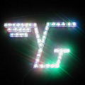 LED crystal letter