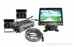 7" reversing camera kit with CCD camera for heavy duty