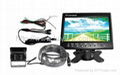 Surveillance system with 7" stand alone monitor and security camera for buses