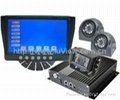 7-inch CCTV surveillance security DVR with rearview and sideview camera for buse 1