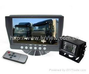 7-inch reversing camera system with mirror/normal switch camera