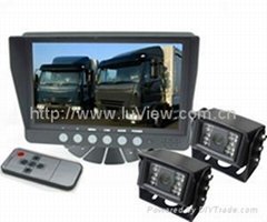 7-inch dual camera reversing systems for trucks