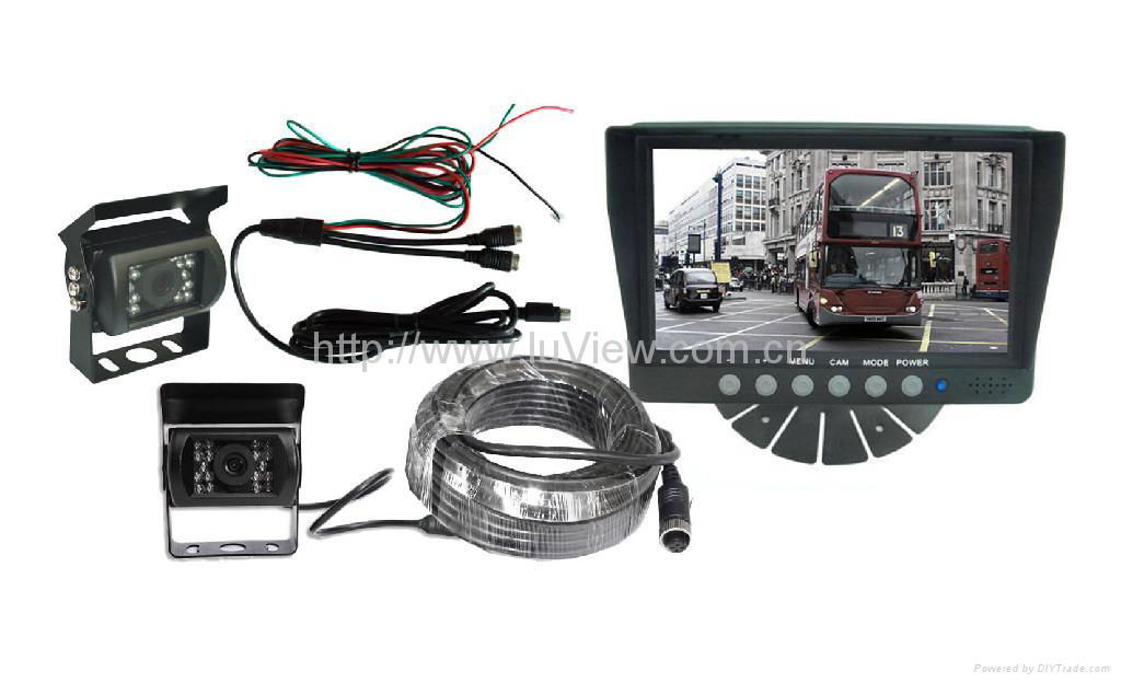 7-inch dual camera reversing systems for trucks 2