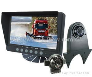 7" monitor LCD with car camera for heavy duty