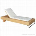 Outdoor Rattan Furniture - Chaise Lounge 1