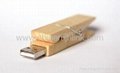Popular 4gb 8gb woody clip usb flash drive stick memory key disk 2