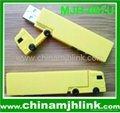 Hot 1gb 2gb plastic truck shape usb flash drive stick memory key disk 1