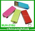 Popular 2GB 4GB plastic push-pull mini