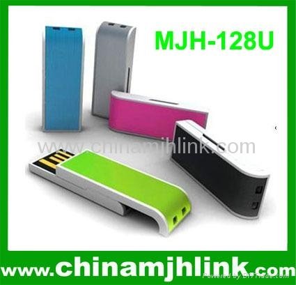 Popular 8gb 16gb plastic push-pull usb flash drive stick memory key disk