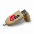 Hot 2gb 4gb wood usb flash drive stick memory key disk 5