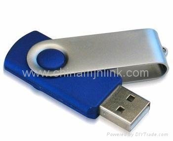 Fashion hot 16gb 32gb metal twist usb flash drive stick memory key disk 2