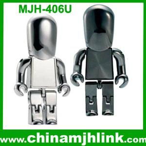 Popular 2gb 4gb 8gb plastic man usb flash drive stick memory key disk