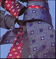 woven silk necktie