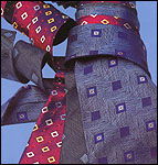 woven silk necktie