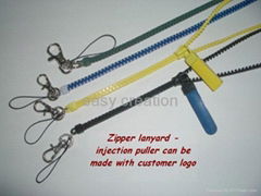 zipper lanyard