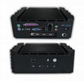 Fanless design and compact size with