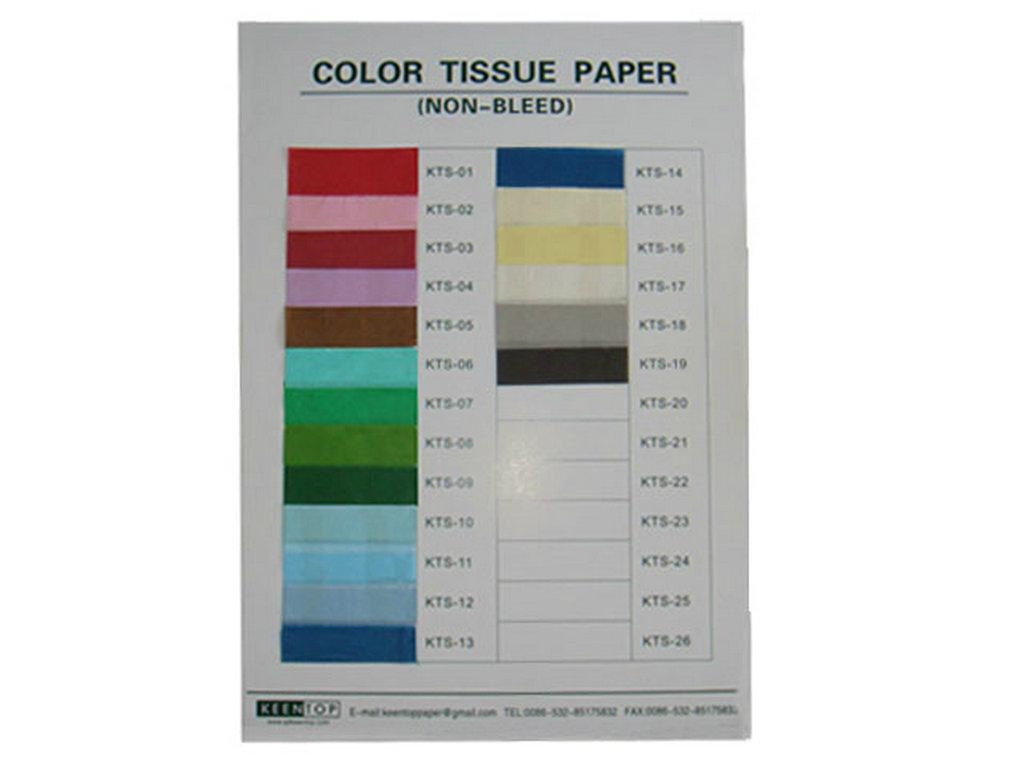 NON BLEED COLOR TISSUE PAPER (soild color tissue paper) KT 002 KT
