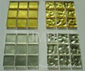 Gold Foil Glass Mosaic 1