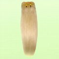 silky straight weft-100% human hair