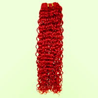 selling 100% human hair water curl weaving