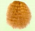 selling 100% human hair super curl bulk