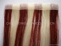 silky straight weft-100% human hair 5