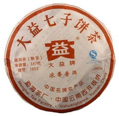 Menghai Dayi 7552 Ripe Puerh Tea