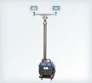 Remote pneumatic up-down movable luminous lamp