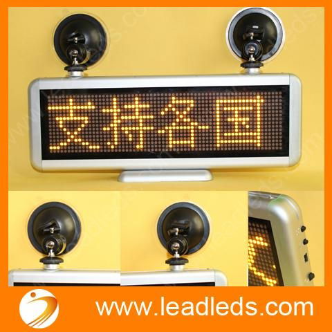 LED moving sign for taxi  3