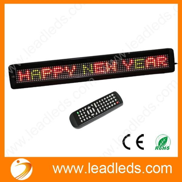 double color remote led display screen for shop