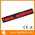 high brightness P7.62 LED module indoor LED bus display 2