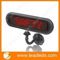 CE/ROHS appoved five colors optional easy program led display board for car 1