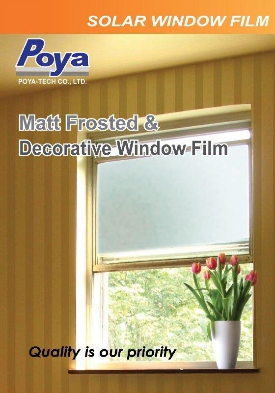 Matt Frosted & Decorative Window Film