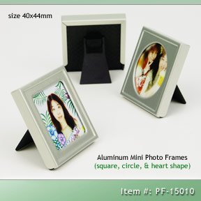 Aluminum Mini Photo Frame 3 pcs Set