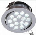 Pure aluminum downlight 1