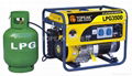 LPG and gasoline generator