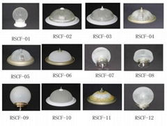 ceiling fan Lampshade  Lighting  Glassware  Crystal  Lampcover